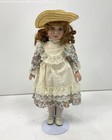 Vintage 1990s Collectible Porcelain Doll with Stand — photo 1