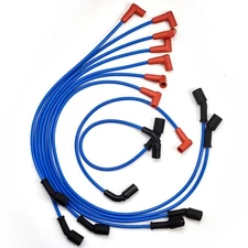 Spark Plug Wire Set for 5.0, 5.7, 6.2 Mercruiser and Volvo Penta with Flat Cap