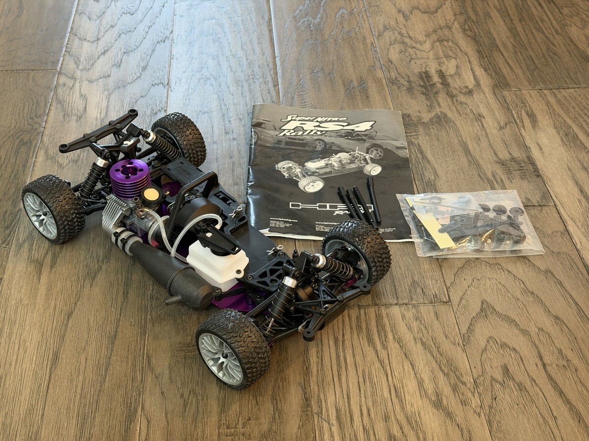 super nitro rs4 rally エンジンカー Vintage 1/8 Hpi Super Nitro RS4 Rally MINT Rare | eBay