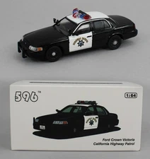 1:64 *596 DIECAST* California Highway Patrol Ford Police Crown Victoria *NIB*