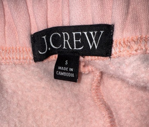 J.Crew Women's Heritage Fleece Sweat Short Salmon/ Orange Size S - Picture 5 of 9