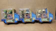 Lot Of 3 Awesome Little Green Men Series 2 - Zombie Desert Green Army NEW