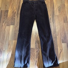 Vintage Levis 519 Corduroy Pants Brown Talon Zipper USA 80s Men’s 34x35 Bootcut