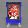 2024 Elite Patrick Mahomes II The Elite Series Blue Die-Cut /99 #40 - NM+