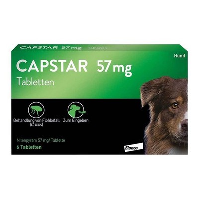 CAPSTAR 57 mg Tabletten für große Hunde · 6 St · PZN 01280763