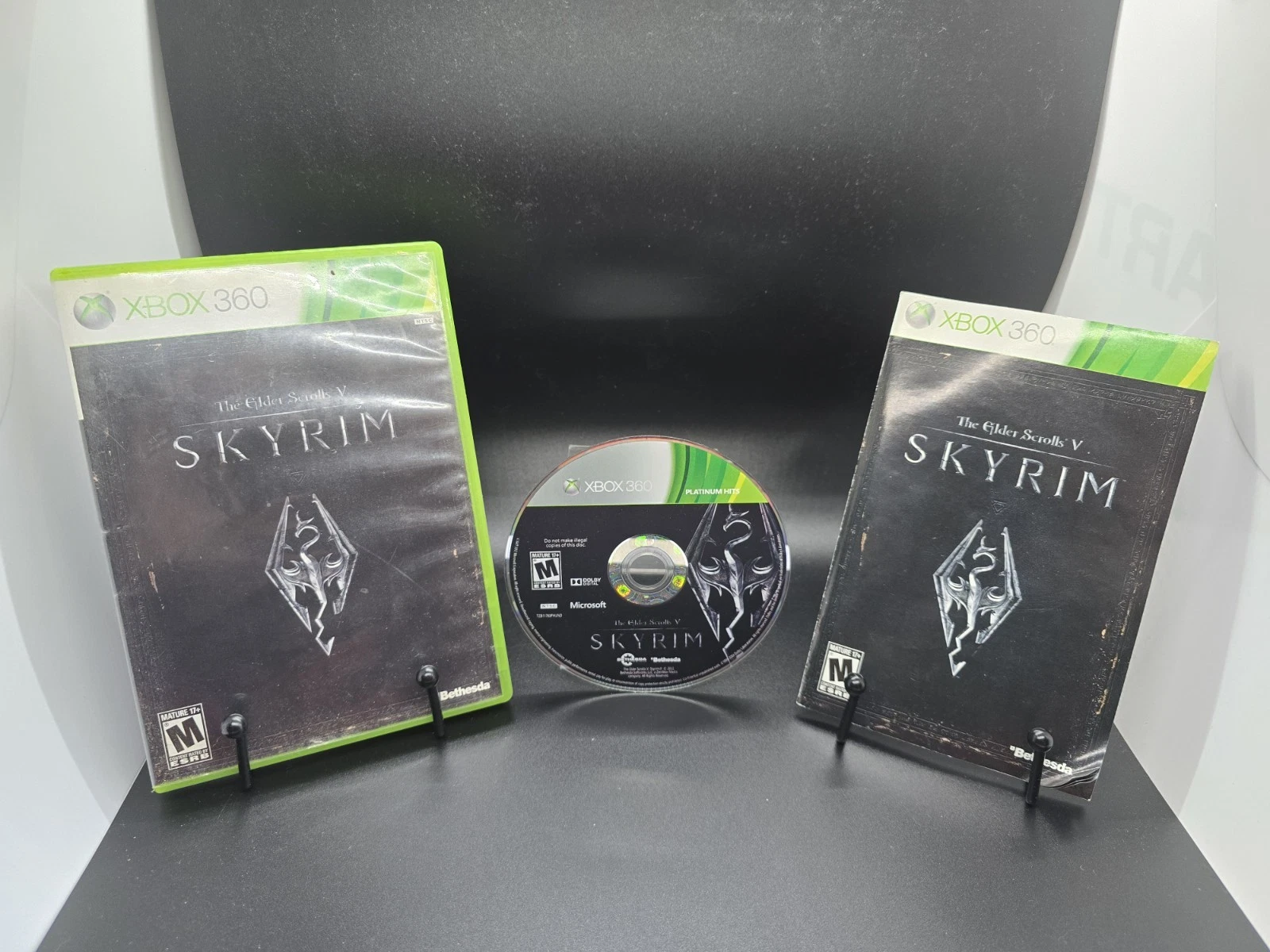 The Elder Scrolls V: Skyrim (Microsoft Xbox 360, 2011) Complete And Tested
