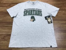 MENS XL NEW '47 Brand NCAA Michigan State Spartans Football Gruff Sparty T-Shirt