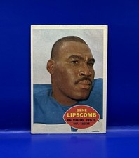 1960 Topps  # 10 Gene Lipscomb VG-VGEX Baltimore Colts