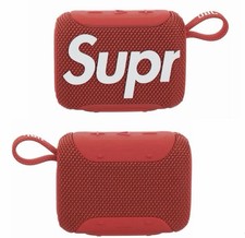 Supreme x JBL Go 5 Portable Wireless Bluetooth Speaker Red Logo FW26 - NEW