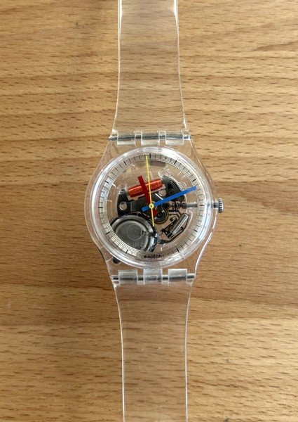 Swatch Originals CLEARLY GENT "Jellyfish" Uhr 34mm 2023 SO28K100-S06