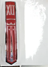 73 74 75 76  FORD TRUCK F-100 F250  F350 XLT RED GRILL EMBLEM NEW