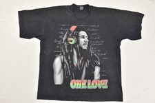 Vintage Bob Marley One Love King of Reggae Graphic T-Shirt Pro-Tag Heavy Wear 2X