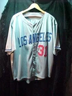 Orig LOS ANGELES DODGERS Signed JOC PEDERSON # 31 Baseball JERSEY w HOLOGRAM