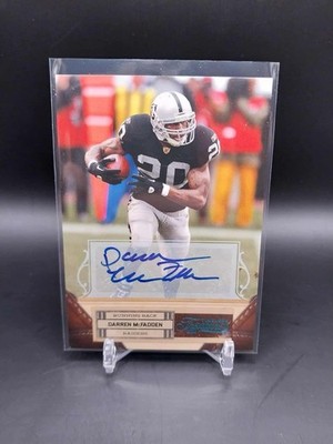 2011 Panini Darren McFadden Timeless Treasures Autograph Auto 1/1 Raiders A43