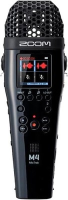 Zoom M4 4-track recorder with built-in timecode generator, 32-bit float support