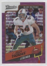 2021 Classics H2 Premium Edition Purple Timeless Tributes 33/50 Zach Thomas z7j