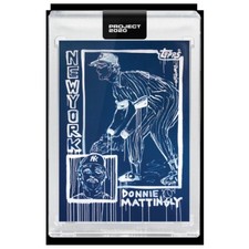 Topps PROJECT 2020 Card 69 - 1984 Don Mattingly by Gregory Siff (IN HAND)