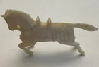 Vintage 1950s Marx Castle Play White Plastic Knight Horse