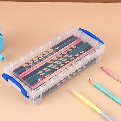 Transparent Sketch Art Box Large Capacity Pencil Box Lipstick - Picture 4 of 16