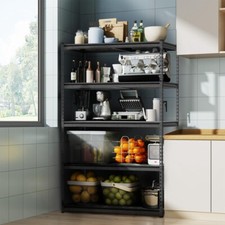 2-PACKS 48"x24"x72" 5-Tiers Heavy Duty Storage Shelves Adjustable Metal Shelving