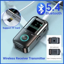 USB Wireless Bluetooth 5.4 Transmitter Receiver for Car Music Audio Aux Adapter