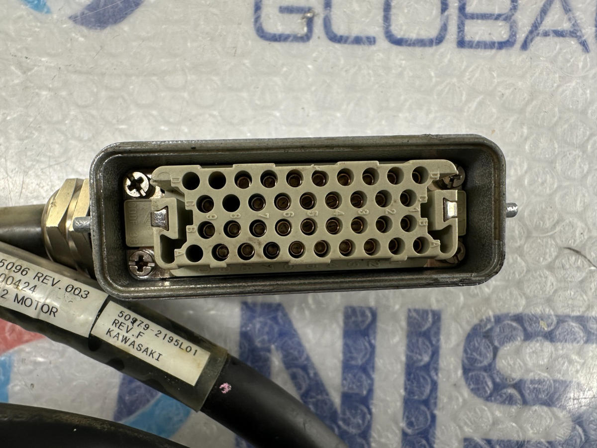 Kawasaki 50979-2195L01 Wafer Handling Robot Signal Cable / AMAT