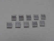 10x Pack Lot Mini Adhesive Aluminum Heatsink Radiator 9x9x5mm Cooler 3D Printer