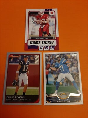 PHILIP RIVERS 3 CARD LOT SEE DESCRIPTION | eBay
