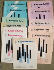 Lot of 12 1973-1976 Keyboard Arts Magazines National Associates Music Teachers
