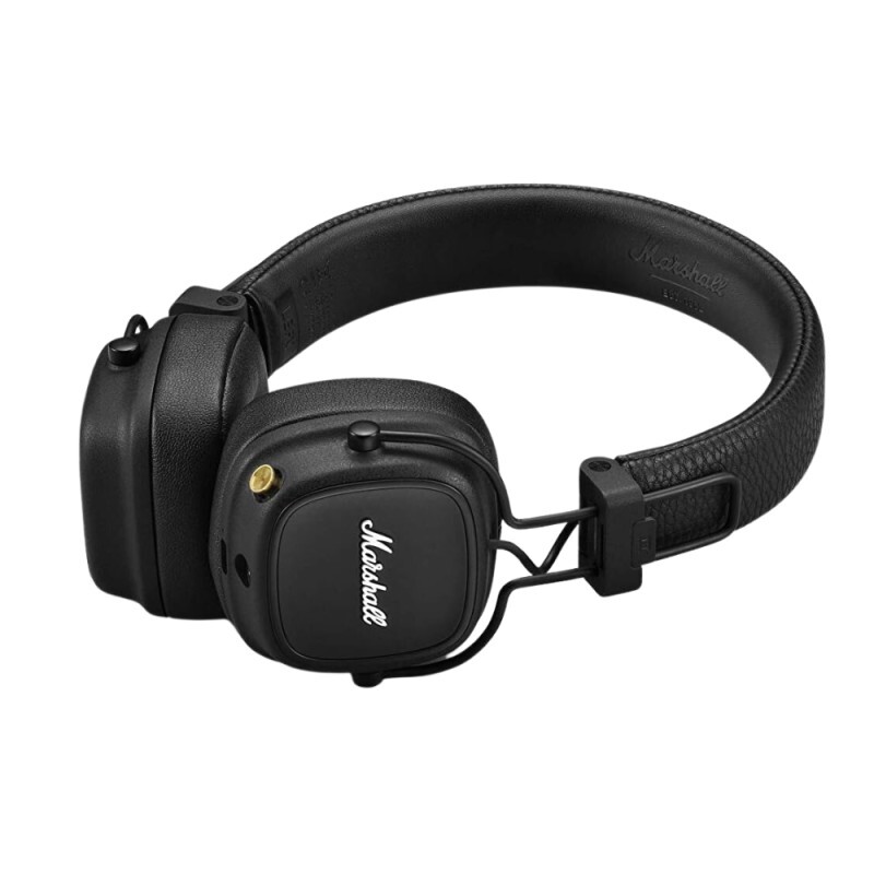 Casque Bluetooth Marshall Major IV Noir finition vinyle et design ergonomique - 2