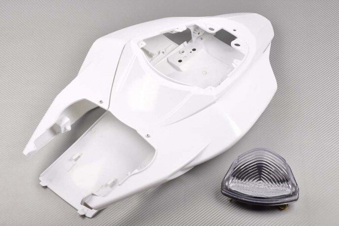Carenage arriere brut et feu transparent pour Suzuki GSXR 1000 2007-2008