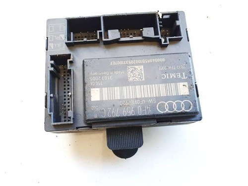 Audi A6 2006 Door control relay (DOOR CONTROL UNIT MODULE ECU ) 4f #1921279-25