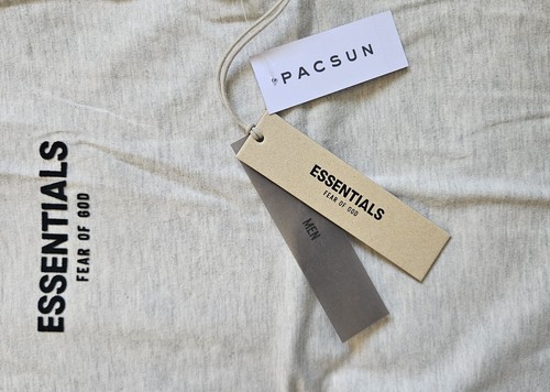 200+ Sold FEAR OF GOD ESSENTIALS Tee SS22 Light Oatmeal XXS-XXL 100% Authentic - Picture 4 of 11