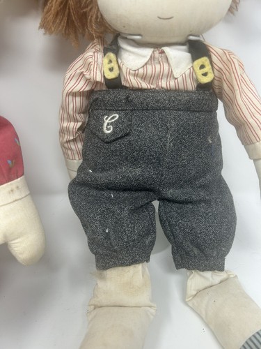 Vintage Campbell's Kid Collection 1982 Rare NJ 2 Dolls Boy And Girl Read - Picture 5 of 24