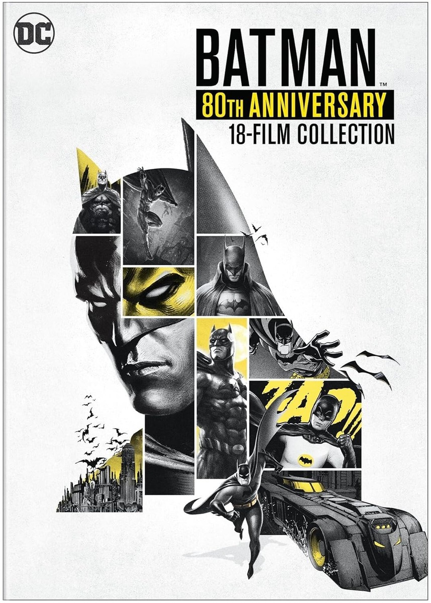 Batman: 80th Anniversary 18-Film Collection DVD - New