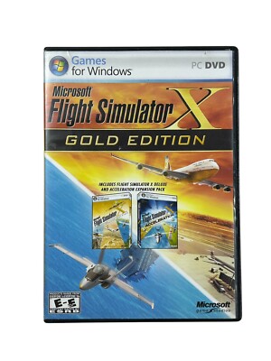 Microsoft Flight Simulator X: Gold Edition (PC: Windows, 2008)