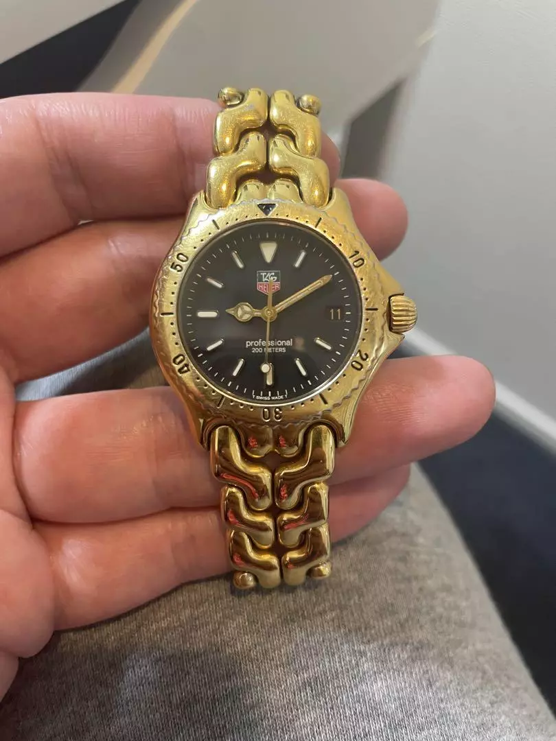 Tag heuer top professional gold