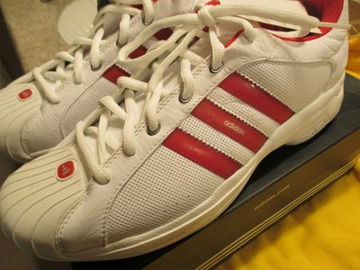 adidas shell toe red stripes