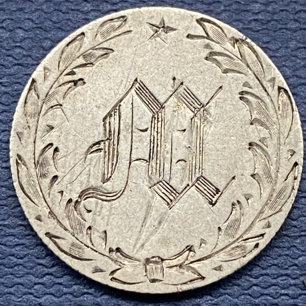 Love Token “M“ on 1875 Seated Liberty Dime #54133 | eBay