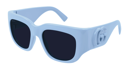 Gucci GG1545S 004 Light Blue/Light Blue Oversized Square  display picture 2