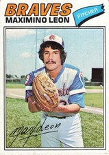 Maximino Leon 1977 TOPPS Baseball Card #213