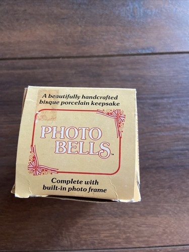 Vintage Santa Bell Porcelain Ornament With Built-in Photo Frame - Picture 3 of 10