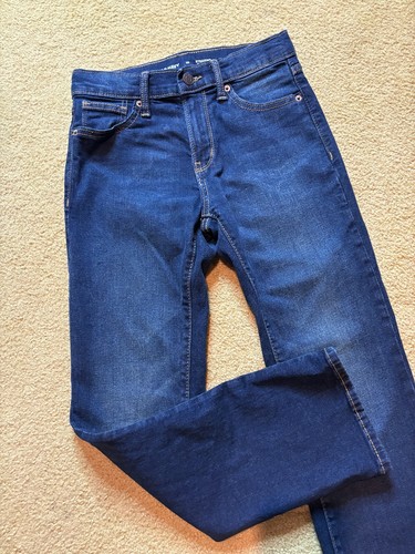 Lot 2 Old Navy Girls Jeans Adjustable Waist Slim Straight Built In Tough Flex 10 - Picture 7 of 10