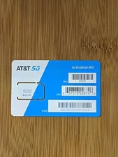 NEW AT&T 3-in-1 Prepaid/Postpaid 4G LTE 5G SIM Card Nano/Micro/Standard Size