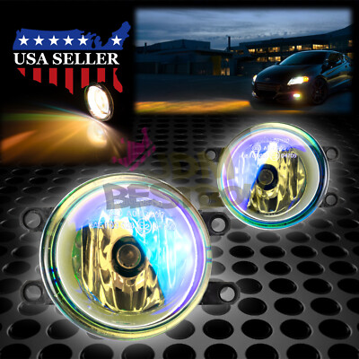 2007-2008 Toyota Solara Pair Neo Lens Lamp Fog Light Replacement Fit Quality T6