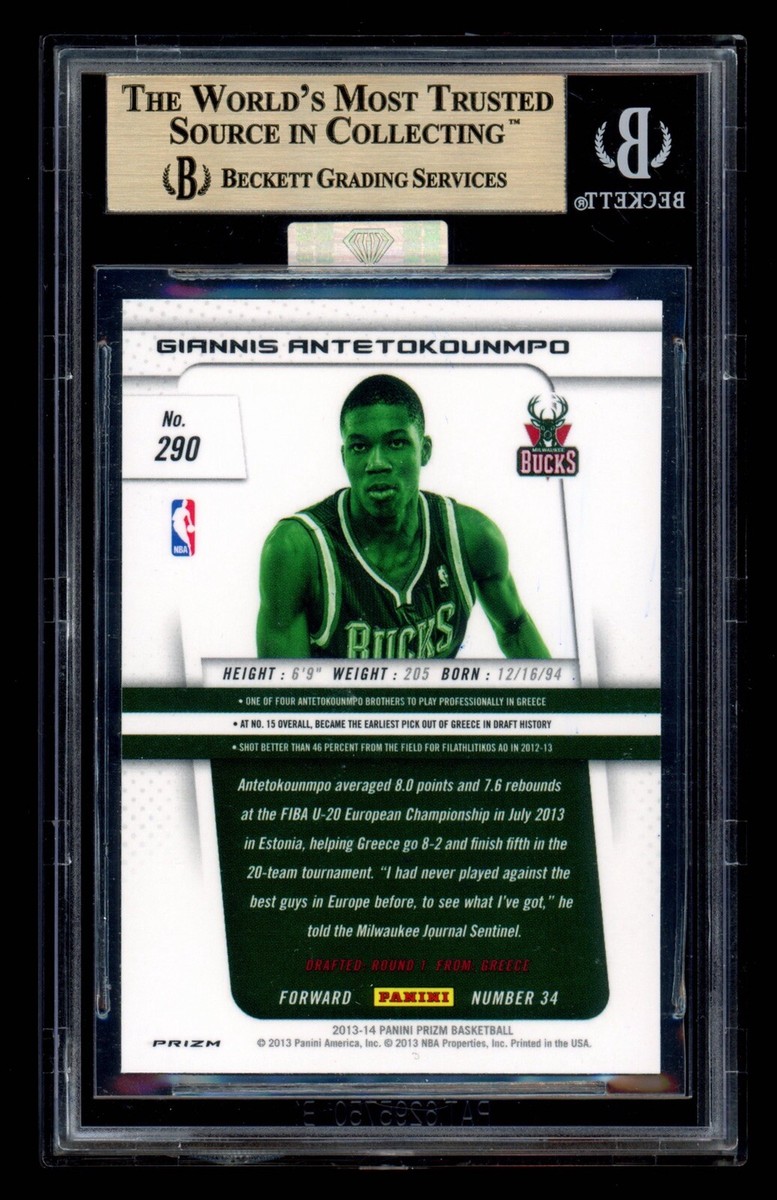 2013-14 PANINI Prizm Giannis ヤニス RC カード 2013-14 Panini Prizm Giannis Antetokounmpo ROOKIE RC #290