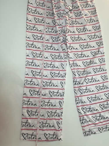 Victoria Secret Silk Women Pants White Pink Size Xs - Picture 9 of 9