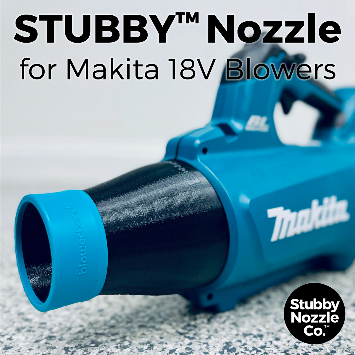 STUBBY™ Car Drying Nozzle for Makita 18V LXT Leaf Blower (XBU03Z