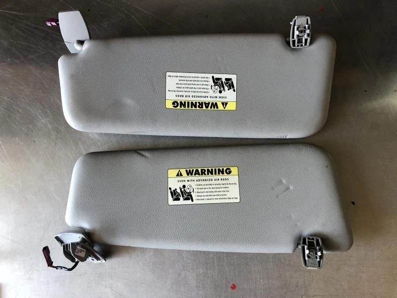 2004-2010 BMW E60 525i 528i 530i 535i Sun Visors Left & Right Set Vinyl OEM - Image 4 of 4