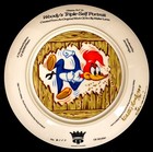 Walter Lantz Ltd Ed Porcelain WOODY'S TRIPLE SELF PORTRAIT Collector Plate w Box — photo 3